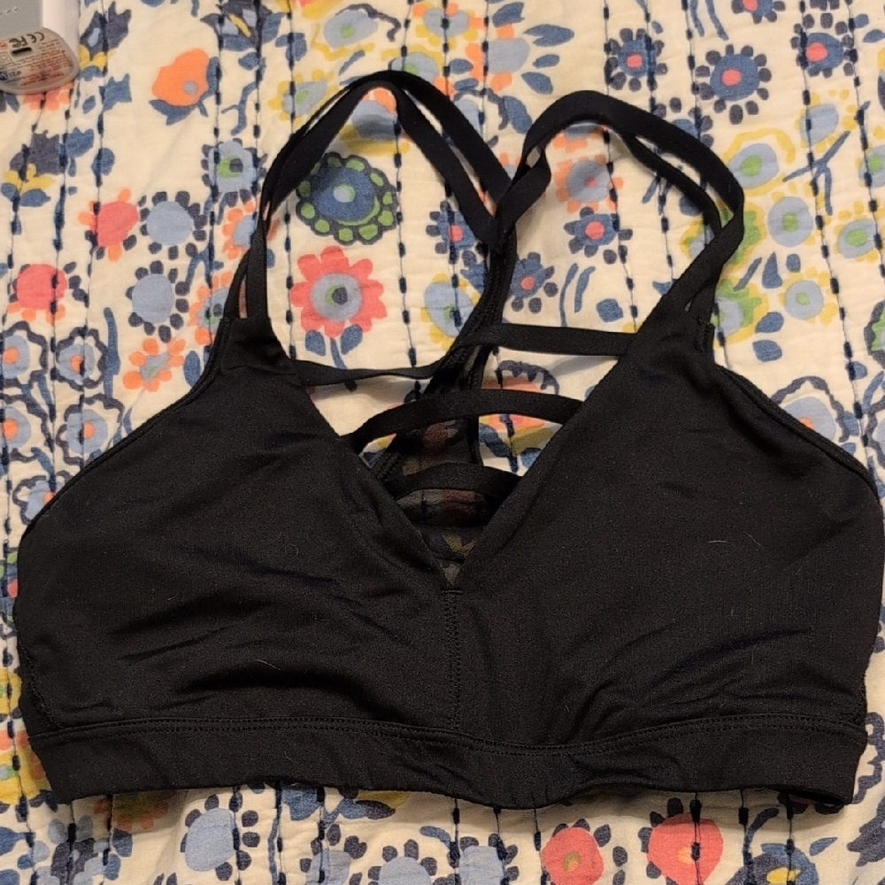 Black Strappy Women's Bralette